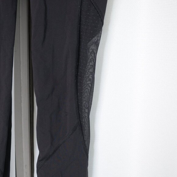 Lululemon Sole Training 7/8 Black Tight Leggings Sz 4 - Picture 7 of 10